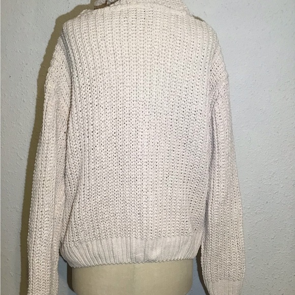 Pol chunky knit hoodie pullover sweater size medium - Picture 4 of 5